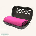 Microfibre Travel Towel in pink colour